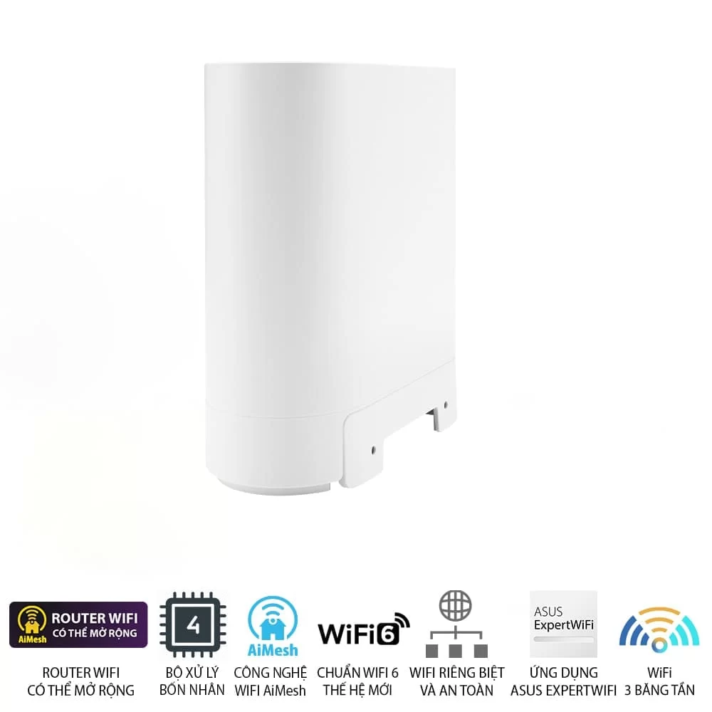 ASUS ExpertWiFi EBM68 2 packs Router - White, AX7800 Tri-band Business Mesh WiFi 6 Syste 10 ASUS ExpertWiFi EBM68 2 packs Router - White, AX7800 Tri-band Business Mesh WiFi 6 Syste - Ảnh 10