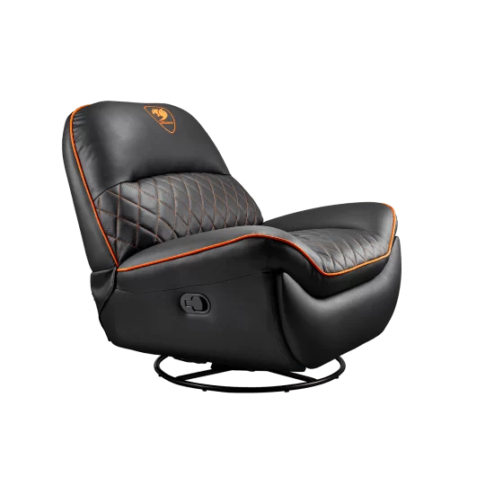 Cougar OVERLORD Gaming Sofa Chair - PVC leatherette, Black Orange, 150kg weight support 4 Cougar OVERLORD Gaming Sofa Chair - PVC leatherette, Black Orange, 150kg weight support - Ảnh 4