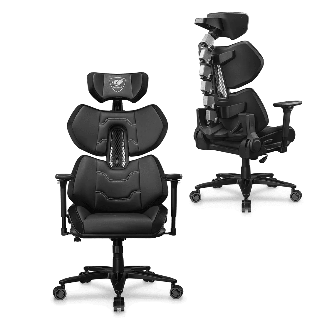 Cougar Terminator Elite Silver Egronomic Gaming Chair 1 Cougar Terminator Elite Silver Egronomic Gaming Chair