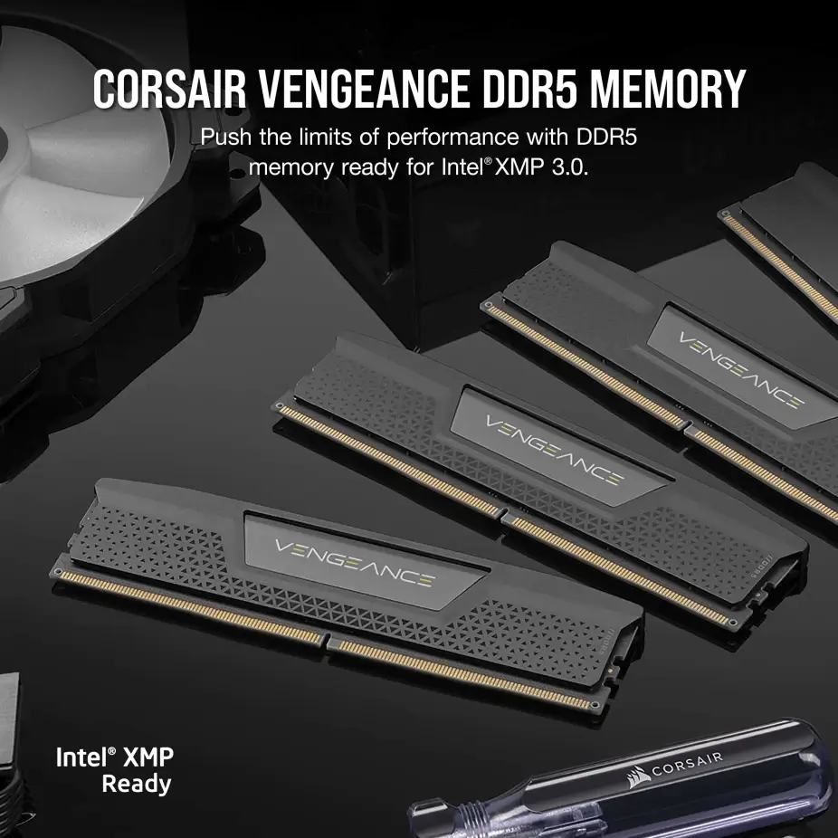 CORSAIR Vengeance 64GB Memory Kit - Black, 64GB (2x32GB) DDR5, 5200MHz, CL40 (CMK64GX5M2B5200C40) 11 CORSAIR Vengeance 64GB Memory Kit - Black, 64GB (2x32GB) DDR5, 5200MHz, CL40 (CMK64GX5M2B5200C40) - Ảnh 11