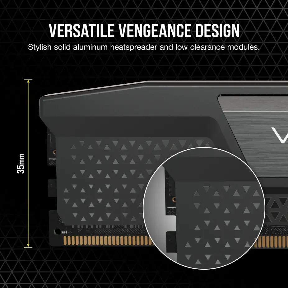 CORSAIR Vengeance 64GB Memory Kit - Black, 64GB (2x32GB) DDR5, 5200MHz, CL40 (CMK64GX5M2B5200C40) 8 CORSAIR Vengeance 64GB Memory Kit - Black, 64GB (2x32GB) DDR5, 5200MHz, CL40 (CMK64GX5M2B5200C40) - Ảnh 8