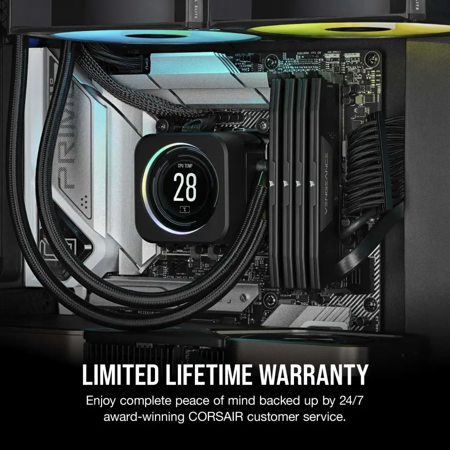 CORSAIR Vengeance 64GB Memory Kit - Black, 64GB (2x32GB) DDR5, 5200MHz, CL40 (CMK64GX5M2B5200C40) 7 CORSAIR Vengeance 64GB Memory Kit - Black, 64GB (2x32GB) DDR5, 5200MHz, CL40 (CMK64GX5M2B5200C40) - Ảnh 7