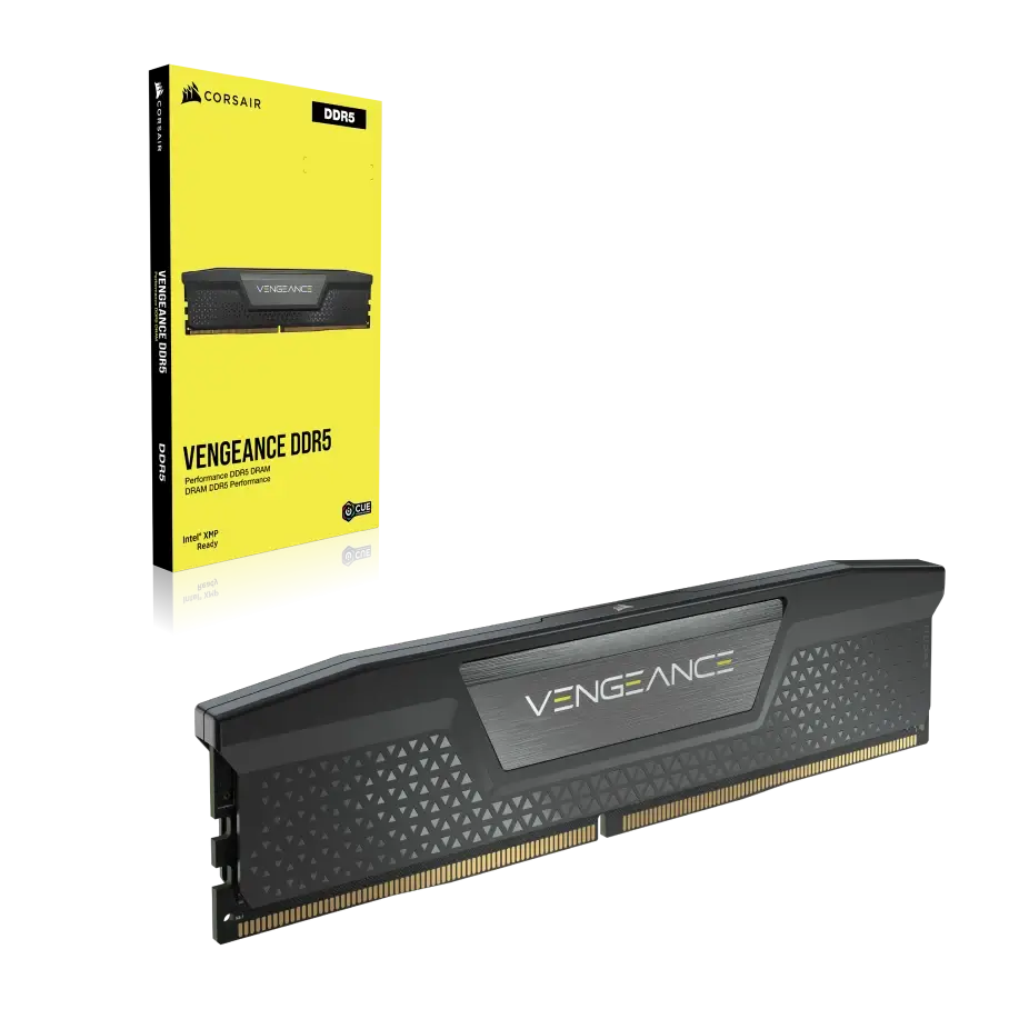 CORSAIR Vengeance Black 8GB Memory Kit - 8GB (1x8GB) 5200MHz C40 1.25V DDR5 (CMK8GX5M1B5200C40) 3 CORSAIR Vengeance Black 8GB Memory Kit - 8GB (1x8GB) 5200MHz C40 1.25V DDR5 (CMK8GX5M1B5200C40) - Ảnh 3