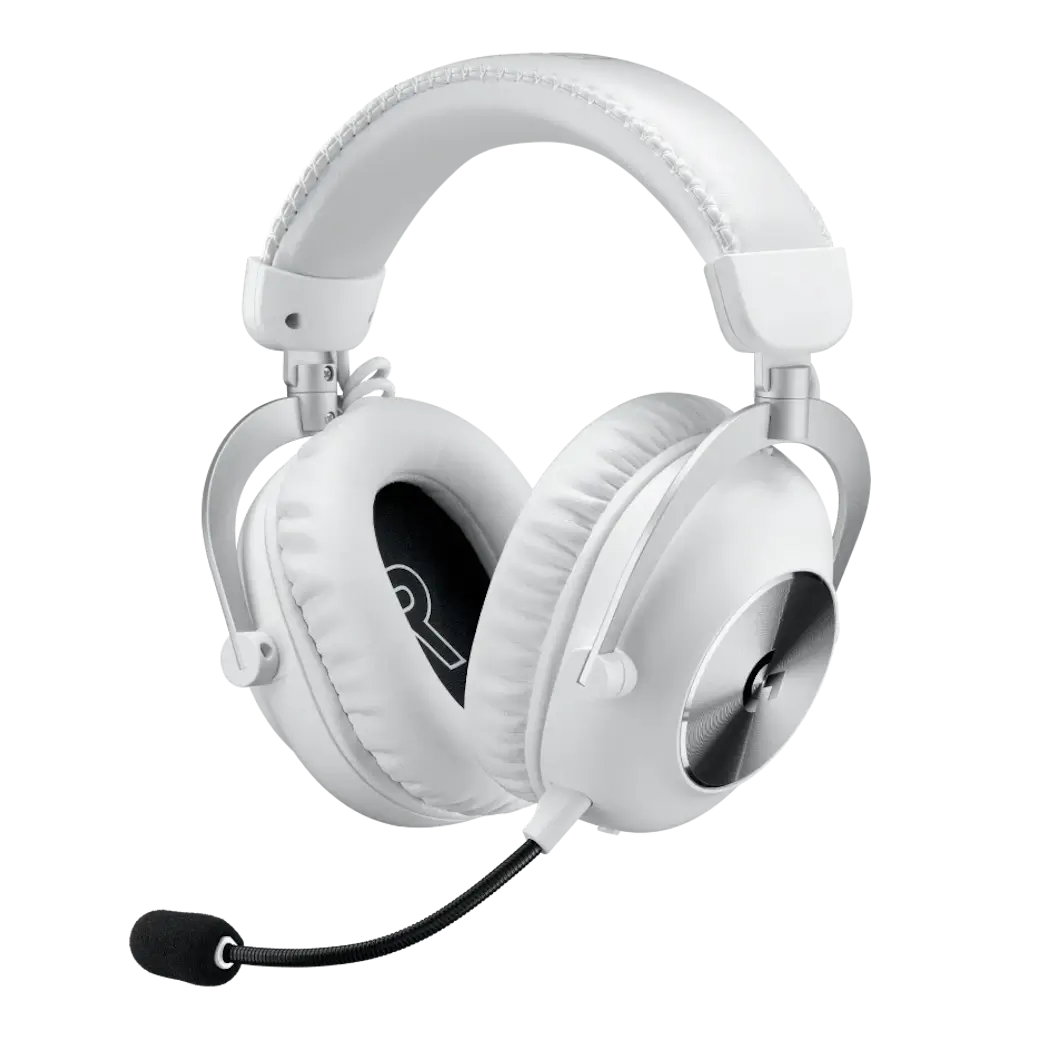 Logitech Pro X 2 LIGHTSPEED White Wireless Gaming Headset - Detachable Mic, 50mm Graphene Drivers, DTS:X 2.0, 7.1, Bluetooth/USB/3.5mm Aux 1 Logitech Pro X 2 LIGHTSPEED White Wireless Gaming Headset - Detachable Mic, 50mm Graphene Drivers, DTS:X 2.0, 7.1, Bluetooth/USB/3.5mm Aux