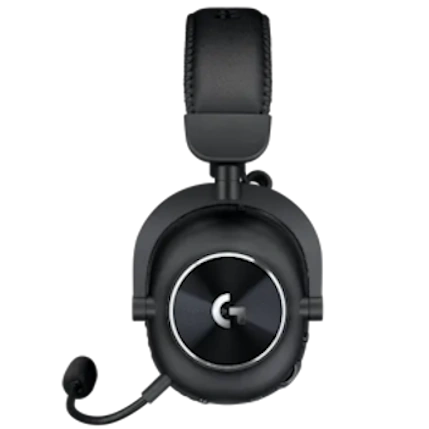 Logitech Pro X 2 LIGHTSPEED Black Wireless Gaming Headset - Detachable Mic, 50mm Graphene Drivers, DTS:X 2.0, 7.1, Bluetooth/USB/3.5mm Aux 2 Logitech Pro X 2 LIGHTSPEED Black Wireless Gaming Headset - Detachable Mic, 50mm Graphene Drivers, DTS:X 2.0, 7.1, Bluetooth/USB/3.5mm Aux - Ảnh 2