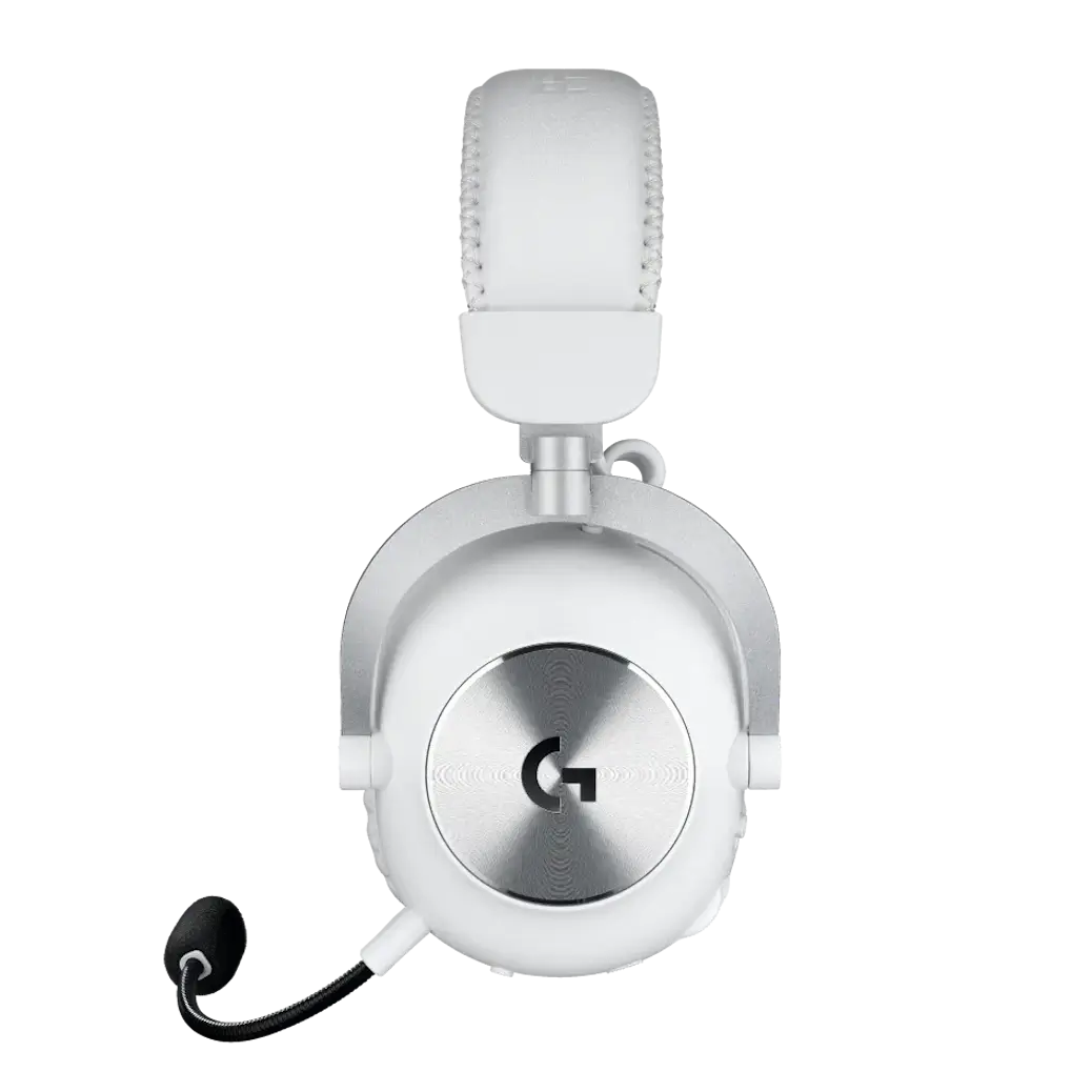 Logitech Pro X 2 LIGHTSPEED White Wireless Gaming Headset - Detachable Mic, 50mm Graphene Drivers, DTS:X 2.0, 7.1, Bluetooth/USB/3.5mm Aux 2 Logitech Pro X 2 LIGHTSPEED White Wireless Gaming Headset - Detachable Mic, 50mm Graphene Drivers, DTS:X 2.0, 7.1, Bluetooth/USB/3.5mm Aux - Ảnh 2