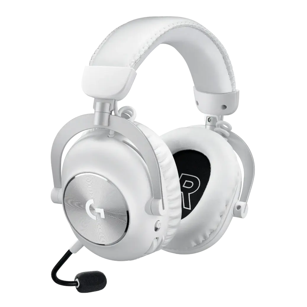 Logitech Pro X 2 LIGHTSPEED White Wireless Gaming Headset - Detachable Mic, 50mm Graphene Drivers, DTS:X 2.0, 7.1, Bluetooth/USB/3.5mm Aux 3 Logitech Pro X 2 LIGHTSPEED White Wireless Gaming Headset - Detachable Mic, 50mm Graphene Drivers, DTS:X 2.0, 7.1, Bluetooth/USB/3.5mm Aux - Ảnh 3