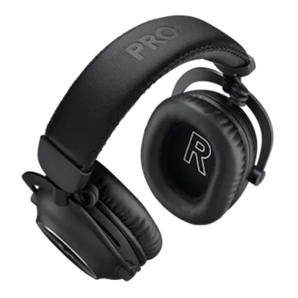 Logitech Pro X 2 LIGHTSPEED Black Wireless Gaming Headset - Detachable Mic, 50mm Graphene Drivers, DTS:X 2.0, 7.1, Bluetooth/USB/3.5mm Aux 6 Logitech Pro X 2 LIGHTSPEED Black Wireless Gaming Headset - Detachable Mic, 50mm Graphene Drivers, DTS:X 2.0, 7.1, Bluetooth/USB/3.5mm Aux - Ảnh 6