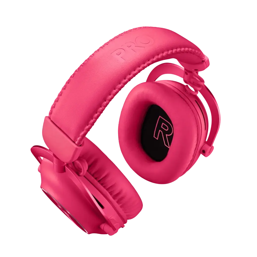Logitech Pro X 2 LIGHTSPEED Pink Wireless Gaming Headset - Detachable Mic, 50mm Graphene Drivers, DTS:X 2.0, 7.1, Bluetooth/USB/3.5mm Aux 5 Logitech Pro X 2 LIGHTSPEED Pink Wireless Gaming Headset - Detachable Mic, 50mm Graphene Drivers, DTS:X 2.0, 7.1, Bluetooth/USB/3.5mm Aux - Ảnh 5