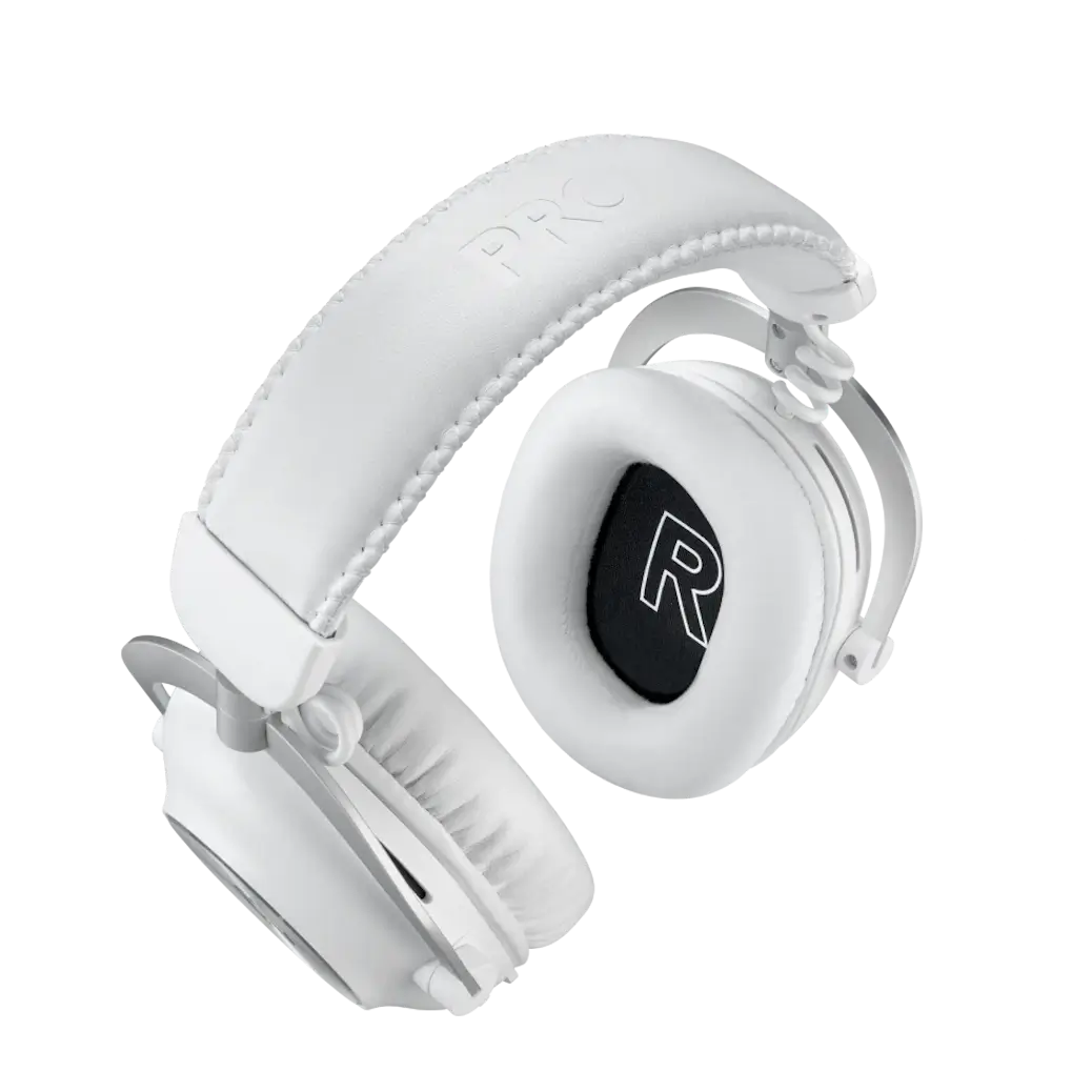 Logitech Pro X 2 LIGHTSPEED White Wireless Gaming Headset - Detachable Mic, 50mm Graphene Drivers, DTS:X 2.0, 7.1, Bluetooth/USB/3.5mm Aux 5 Logitech Pro X 2 LIGHTSPEED White Wireless Gaming Headset - Detachable Mic, 50mm Graphene Drivers, DTS:X 2.0, 7.1, Bluetooth/USB/3.5mm Aux - Ảnh 5