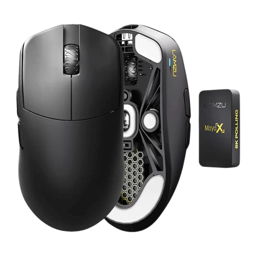 Lamzu MAYA X (dongle 8KHz included) Wireless Gaming Mouse - Lightweight 47g, Wireless 8KHz Champion, Chip MCU Nordic, Omron Optical Switch 19 Lamzu MAYA X (dongle 8KHz included) Wireless Gaming Mouse - Lightweight 47g, Wireless 8KHz Champion, Chip MCU Nordic, Omron Optical Switch - Ảnh 19