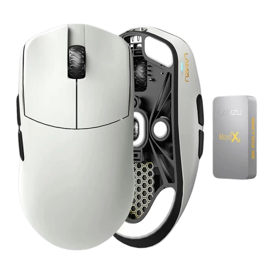 Lamzu MAYA X (dongle 8KHz included) Wireless Gaming Mouse - Lightweight 47g, Wireless 8KHz Champion, Chip MCU Nordic, Omron Optical Switch 20 Lamzu MAYA X (dongle 8KHz included) Wireless Gaming Mouse - Lightweight 47g, Wireless 8KHz Champion, Chip MCU Nordic, Omron Optical Switch - Ảnh 20