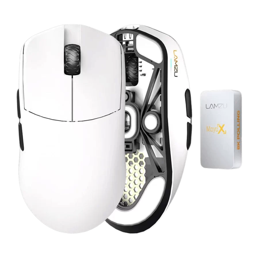 Lamzu MAYA X (dongle 8KHz included) Wireless Gaming Mouse - Lightweight 47g, Wireless 8KHz Champion, Chip MCU Nordic, Omron Optical Switch 22 Lamzu MAYA X (dongle 8KHz included) Wireless Gaming Mouse - Lightweight 47g, Wireless 8KHz Champion, Chip MCU Nordic, Omron Optical Switch - Ảnh 22