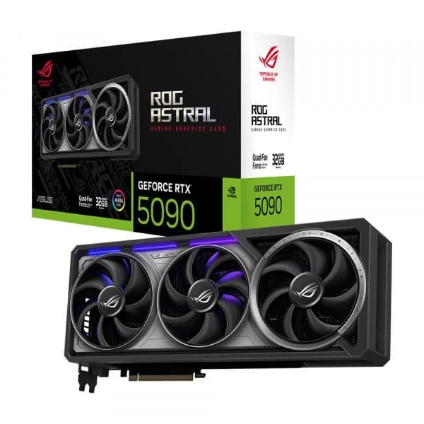 ASUS ROG Astral GeForce RTX 5090 32GB GDDR7 (ROG-ASTRAL-RTX5090-32G-GAMING) Graphics Card 1 ASUS ROG Astral GeForce RTX 5090 32GB GDDR7 (ROG-ASTRAL-RTX5090-32G-GAMING) Graphics Card