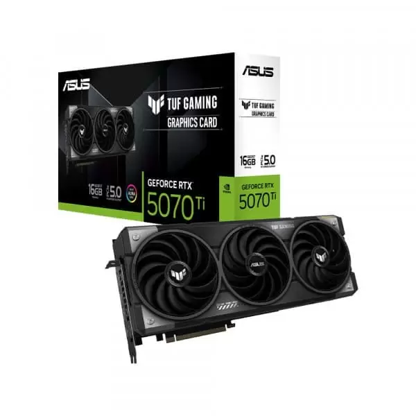 ASUS TUF Gaming GeForce RTX 5070Ti 16GB GDDR7 (TUF-RTX5070TI-16G-GAMING) Graphics Card 1 ASUS TUF Gaming GeForce RTX 5070Ti 16GB GDDR7 (TUF-RTX5070TI-16G-GAMING) Graphics Card