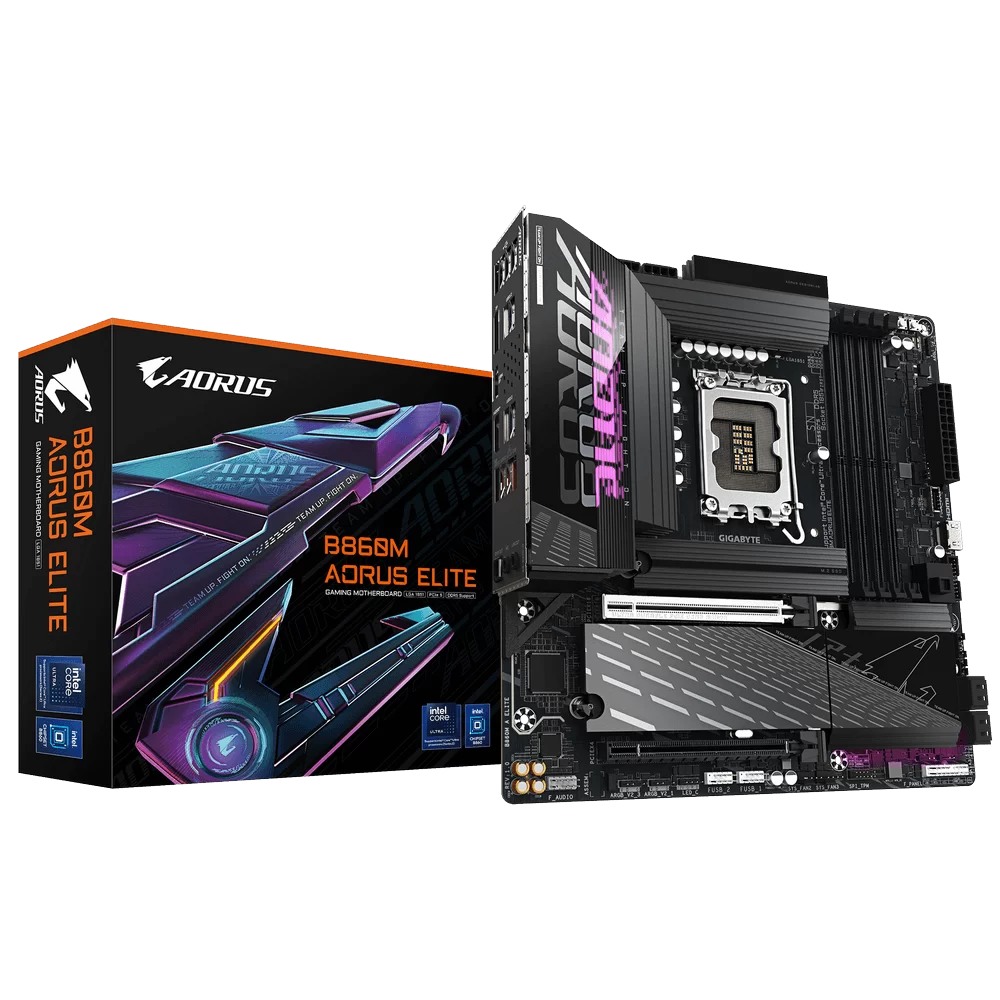 GIGABYTE B860M AORUS ELITE Mainboard 1 GIGABYTE B860M AORUS ELITE Mainboard