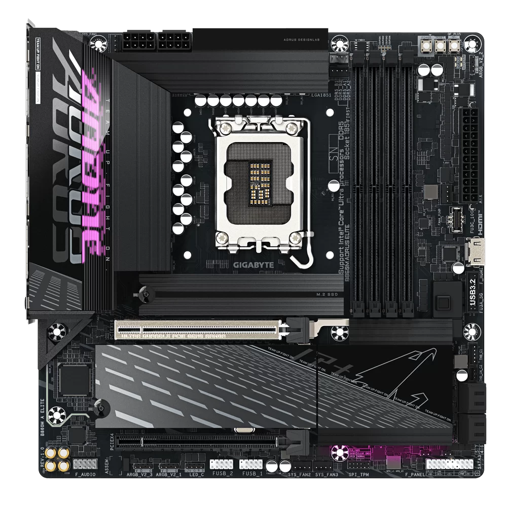 GIGABYTE B860M AORUS ELITE Mainboard 2 GIGABYTE B860M AORUS ELITE Mainboard - Ảnh 2
