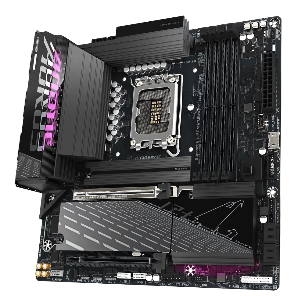 GIGABYTE B860M AORUS ELITE Mainboard 4 GIGABYTE B860M AORUS ELITE Mainboard - Ảnh 4