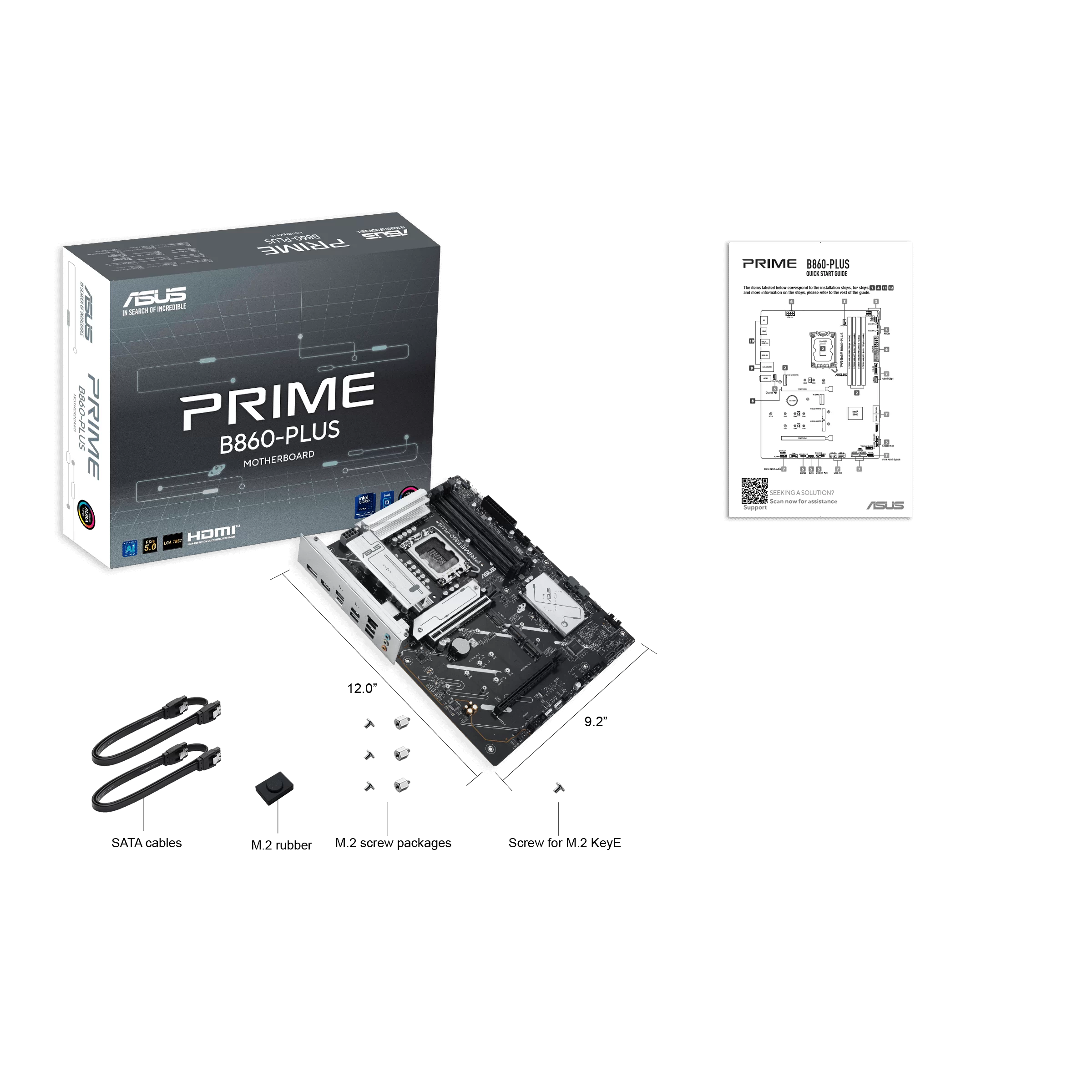 ASUS PRIME B860-PLUS Mainboard 6 ASUS PRIME B860-PLUS Mainboard - Ảnh 6