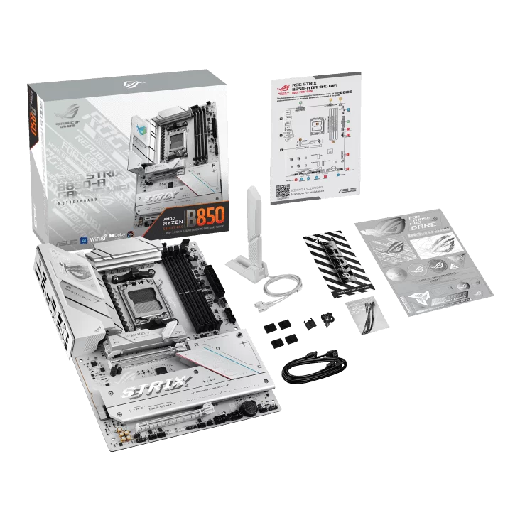 ASUS ROG STRIX B850-A GAMING WIFI Mainboard 12 ASUS ROG STRIX B850-A GAMING WIFI Mainboard - Ảnh 12