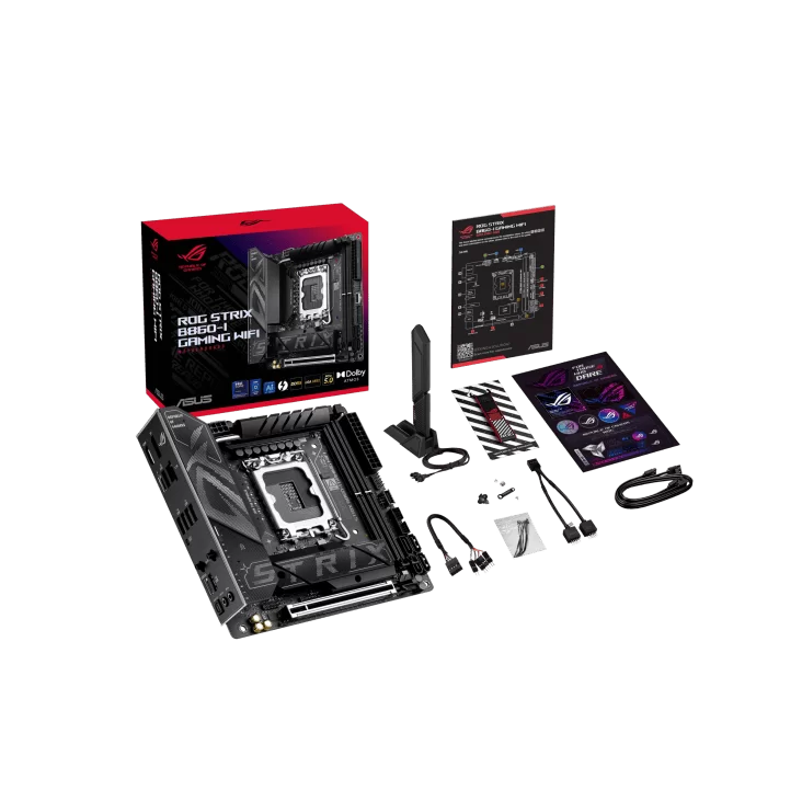 ASUS ROG STRIX B860-I GAMING WIFI Mainboard 9 ASUS ROG STRIX B860-I GAMING WIFI Mainboard - Ảnh 9