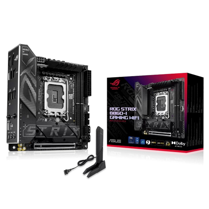 ASUS ROG STRIX B860-I GAMING WIFI Mainboard 10 ASUS ROG STRIX B860-I GAMING WIFI Mainboard - Ảnh 10