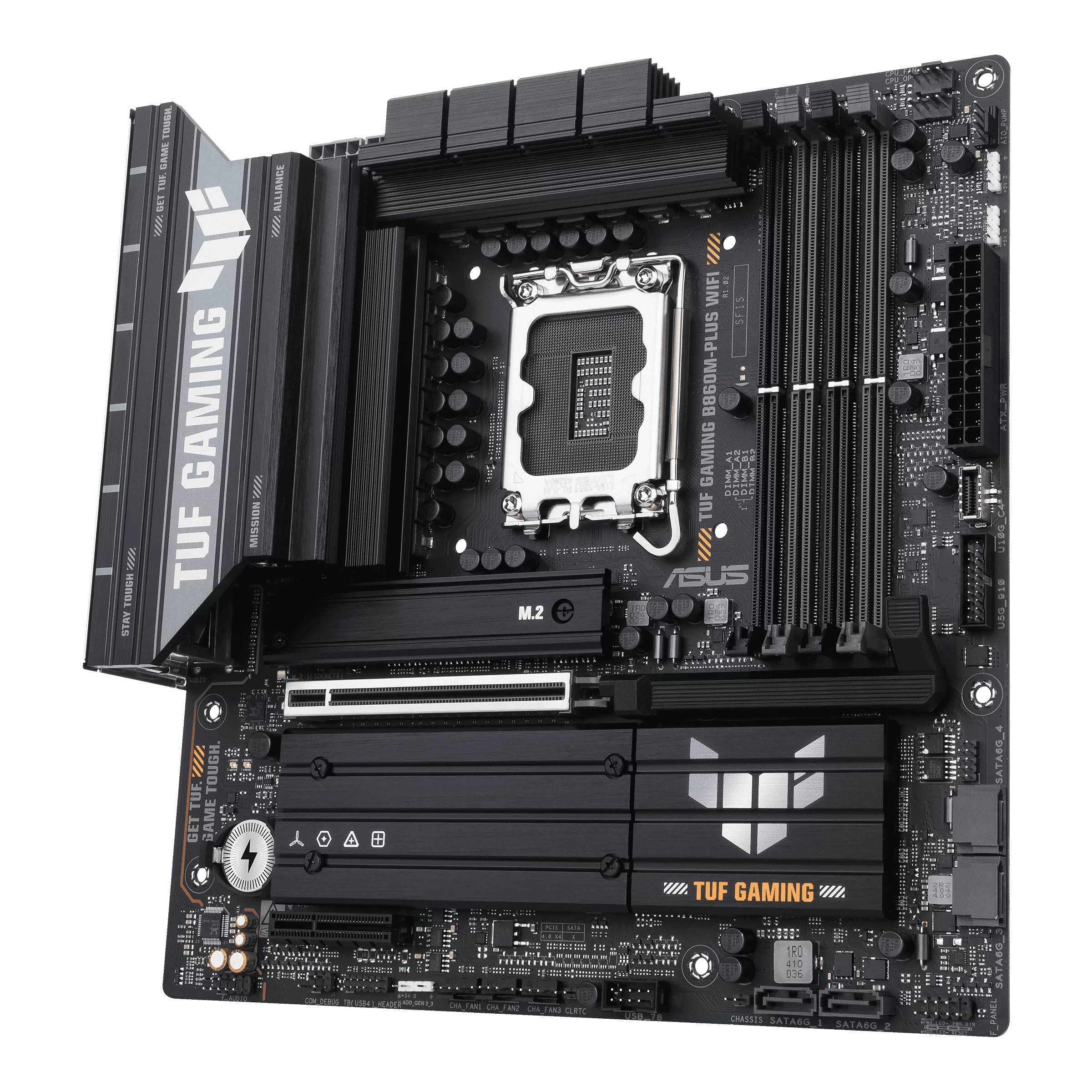 ASUS TUF GAMING B860M-PLUS WIFI Mainboard 1 ASUS TUF GAMING B860M-PLUS WIFI Mainboard