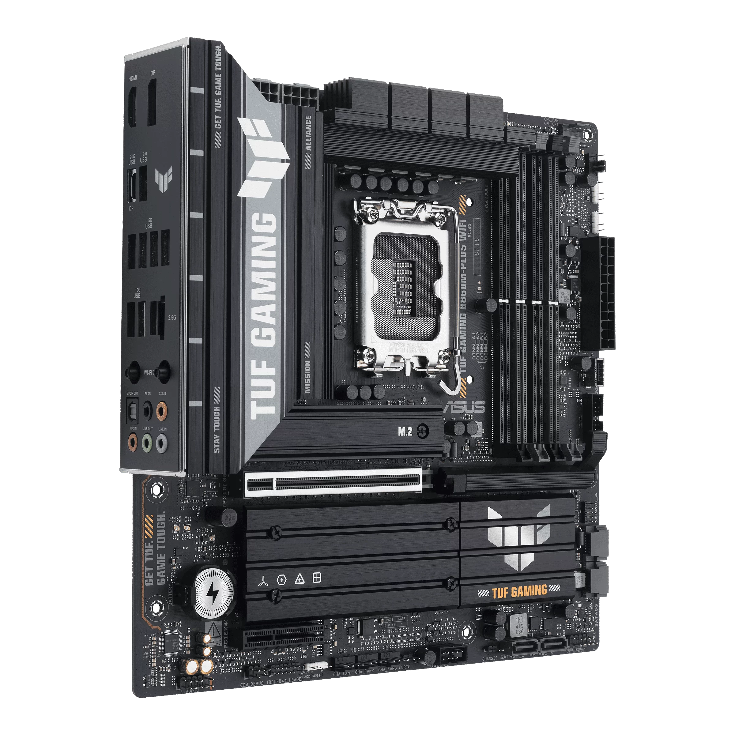 ASUS TUF GAMING B860M-PLUS WIFI Mainboard 7 ASUS TUF GAMING B860M-PLUS WIFI Mainboard - Ảnh 7