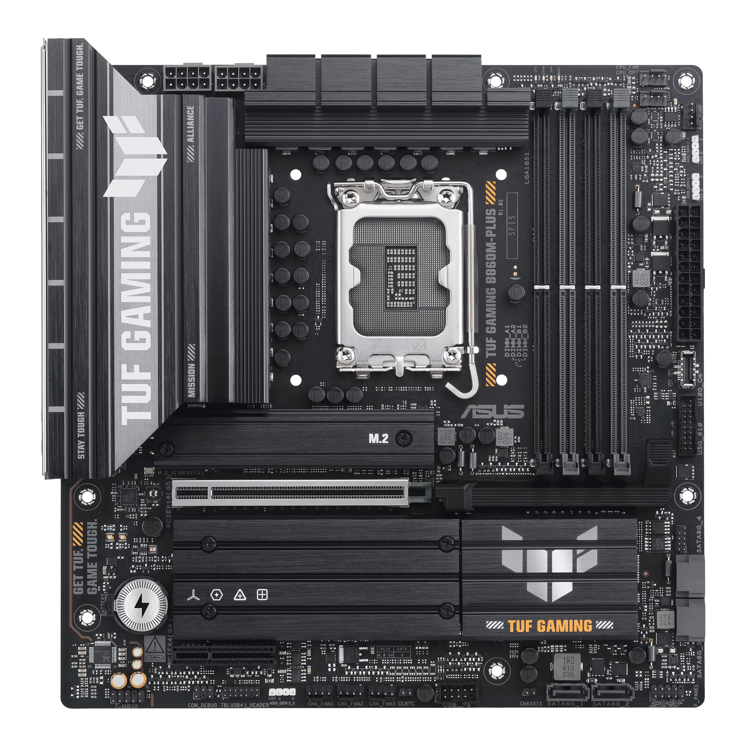 ASUS TUF GAMING B860M-PLUS Mainboard 5 ASUS TUF GAMING B860M-PLUS Mainboard - Ảnh 5