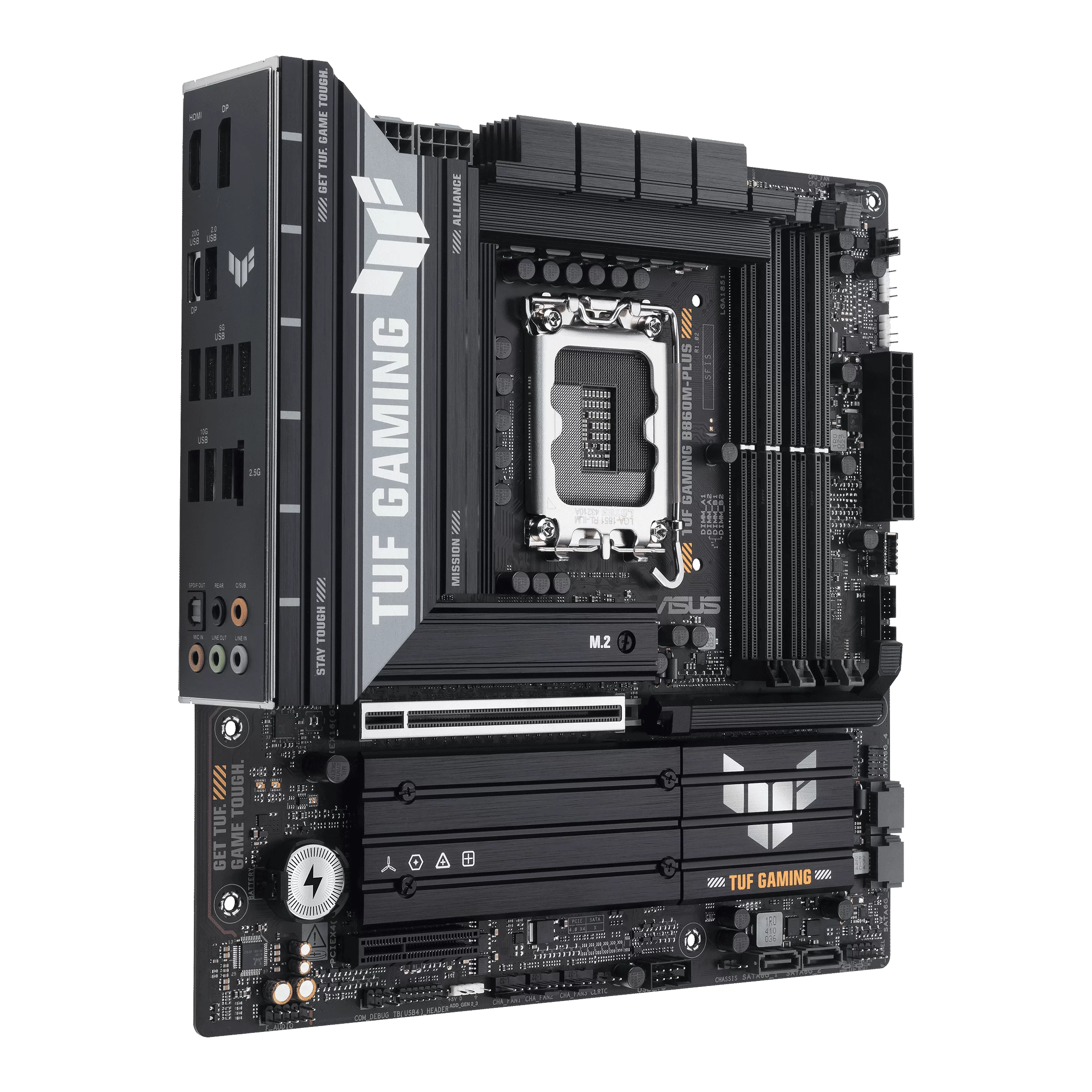 ASUS TUF GAMING B860M-PLUS Mainboard 6 ASUS TUF GAMING B860M-PLUS Mainboard - Ảnh 6