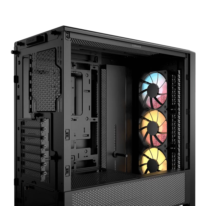 CORSAIR FRAME 4000D RS ARGB Black Modular Mid Tower PC Case - Tempered Glass, 3x RS120 ARGB fans 5 CORSAIR FRAME 4000D RS ARGB Black Modular Mid Tower PC Case - Tempered Glass, 3x RS120 ARGB fans - Ảnh 5