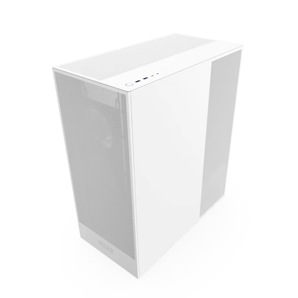 NZXT H7 Flow RGB Matte White (2024) Mid-Tower ATX Airflow Case - All White, F360 RGB Core Fan 2 NZXT H7 Flow RGB Matte White (2024) Mid-Tower ATX Airflow Case - All White, F360 RGB Core Fan - Ảnh 2