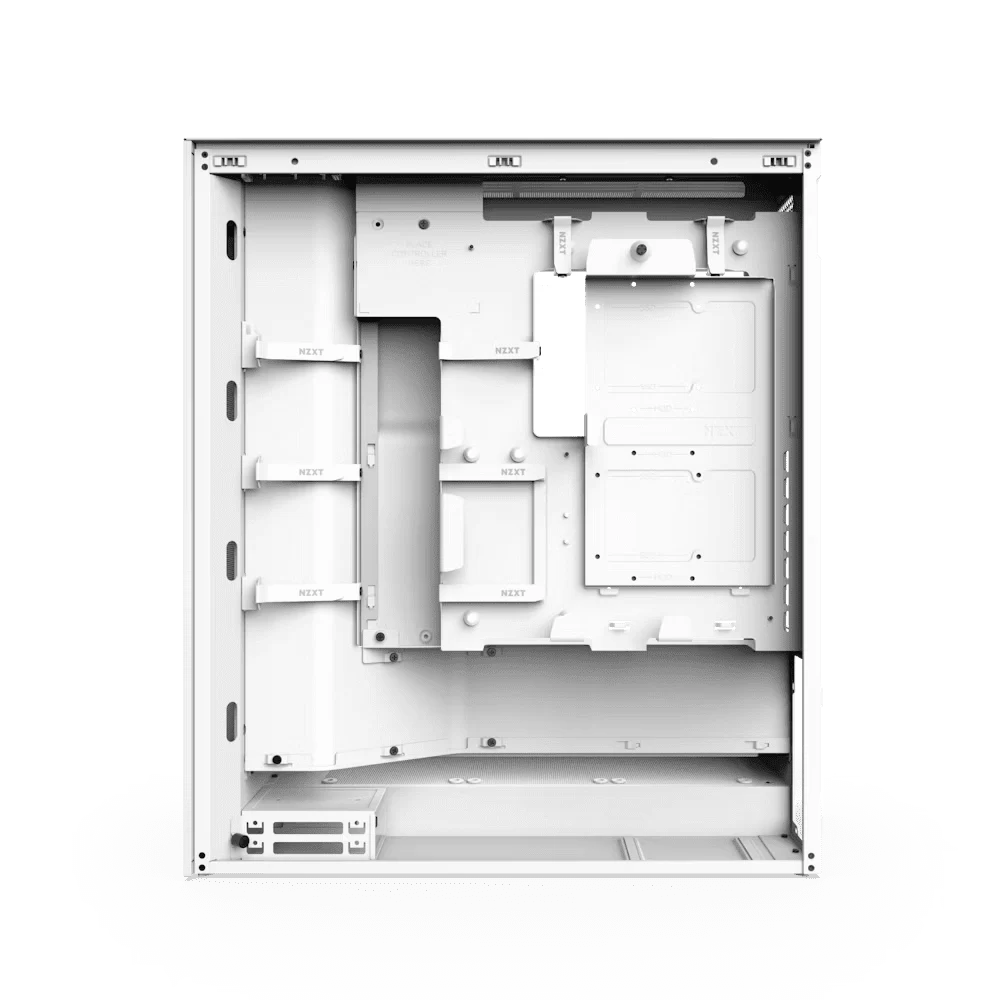 NZXT H7 Flow RGB Matte White (2024) Mid-Tower ATX Airflow Case - All White, F360 RGB Core Fan 3 NZXT H7 Flow RGB Matte White (2024) Mid-Tower ATX Airflow Case - All White, F360 RGB Core Fan - Ảnh 3