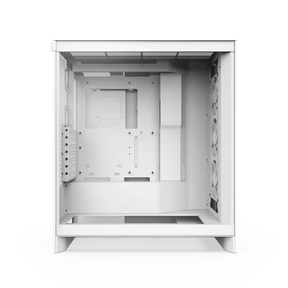 NZXT H7 Flow RGB Matte White (2024) Mid-Tower ATX Airflow Case - All White, F360 RGB Core Fan 5 NZXT H7 Flow RGB Matte White (2024) Mid-Tower ATX Airflow Case - All White, F360 RGB Core Fan - Ảnh 5