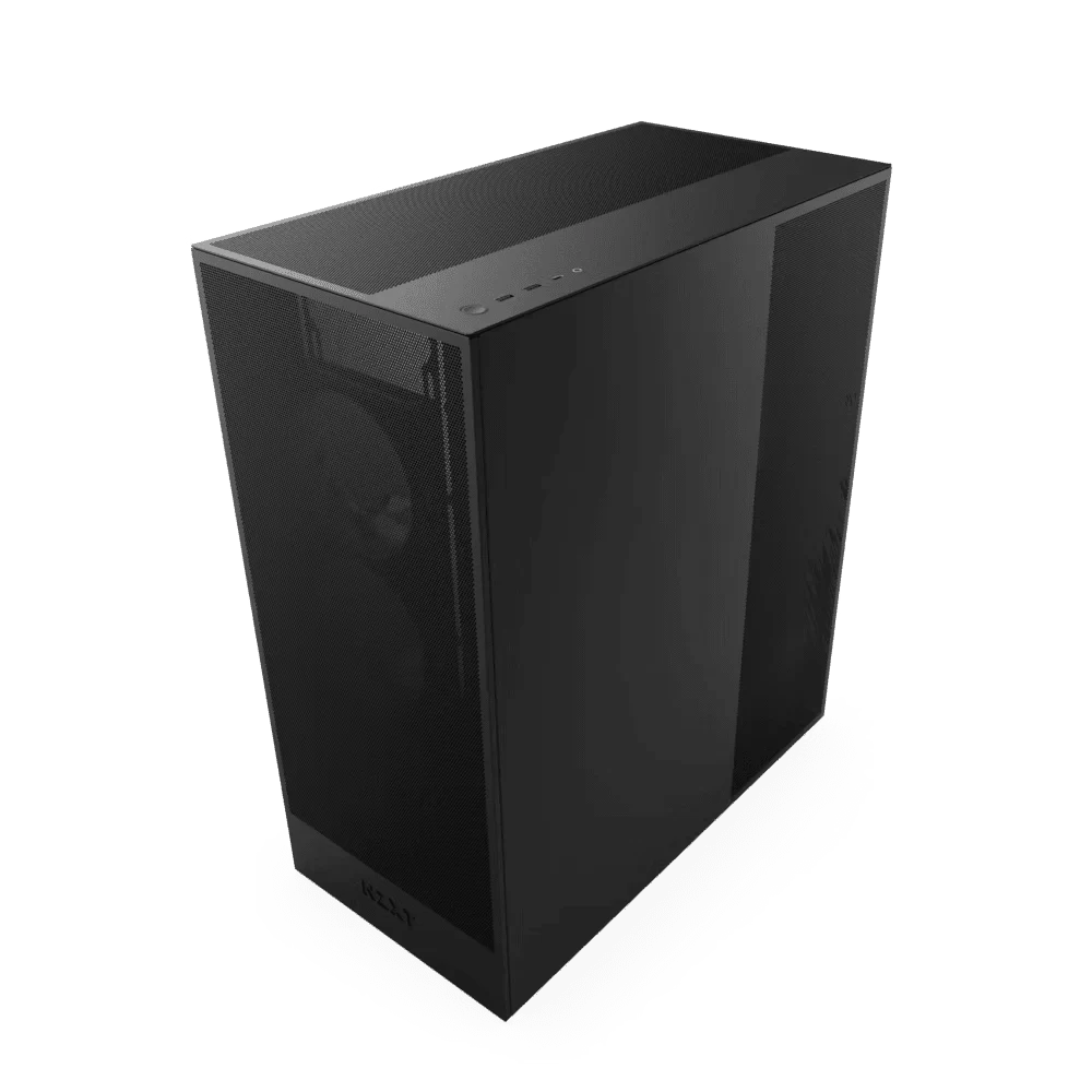 NZXT H7 Flow RGB Matte Black (2024) Mid-Tower ATX Airflow Case - All Black, F360 RGB Core Fan 2 NZXT H7 Flow RGB Matte Black (2024) Mid-Tower ATX Airflow Case - All Black, F360 RGB Core Fan - Ảnh 2