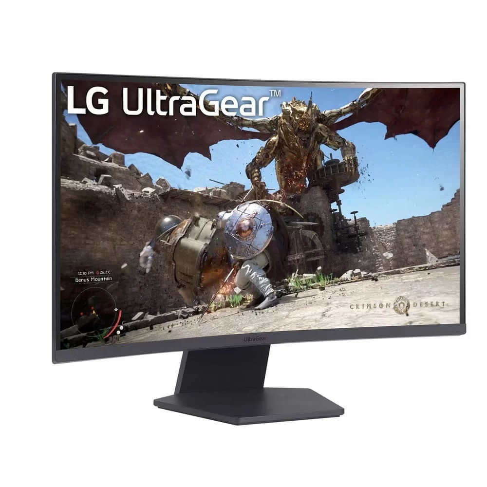 LG Ultragear 27GS60QC-B Curved (1000R) Gaming Monitor - 27 inch QHD (2560x1440), 180Hz, IPS 1ms (GtG), HDR10, sRGB 99% (Typ.), AMD FreeSync™ 3 LG Ultragear 27GS60QC-B Curved (1000R) Gaming Monitor - 27 inch QHD (2560x1440), 180Hz, IPS 1ms (GtG), HDR10, sRGB 99% (Typ.), AMD FreeSync™ - Ảnh 3
