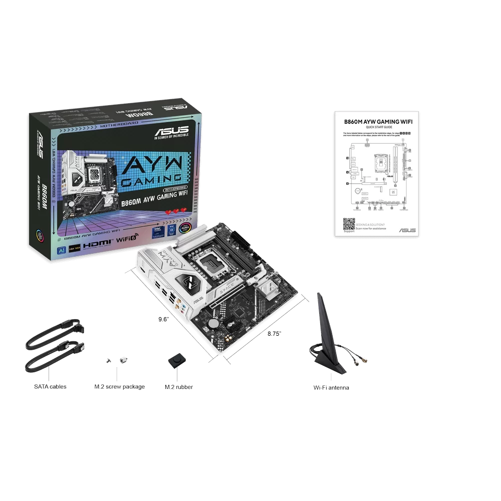 ASUS B860M AYW GAMING WIFI Mainboard 9 ASUS B860M AYW GAMING WIFI Mainboard - Ảnh 9