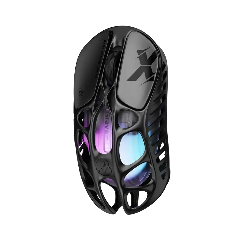 GravaStar Mercury X Wireless Gaming Mouse - 49g, 1000Hz polling rate, Tri-Mode, RGB Lighting 3 GravaStar Mercury X Wireless Gaming Mouse - 49g, 1000Hz polling rate, Tri-Mode, RGB Lighting - Ảnh 3