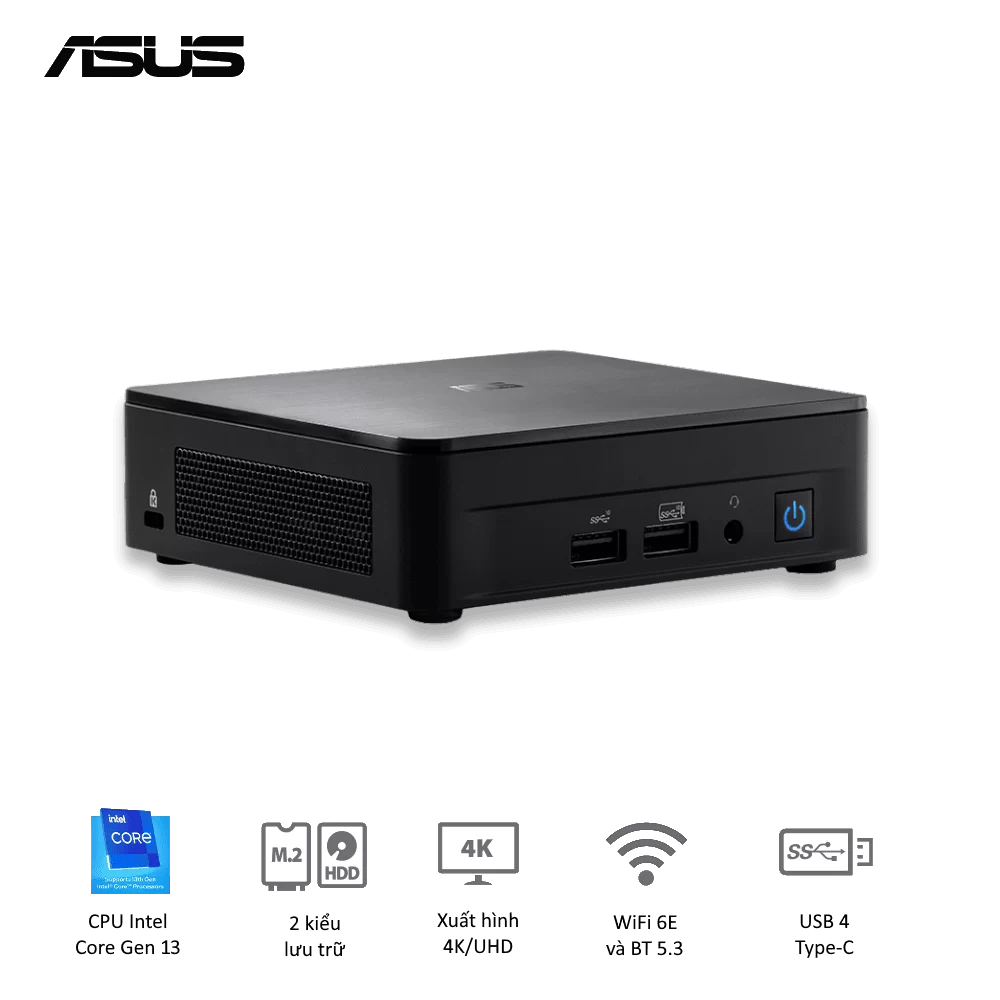 ASUS NUC 13 PRO Tall Mini PC (RNUC13ANHI300001I) - Intel Core i3-1315U, 2xDDR4-3200, 3xNVMe, SATA, 2x HDMI 2.1, 2x Thunderbolt, VESA MOUNT 5 ASUS NUC 13 PRO Tall Mini PC (RNUC13ANHI300001I) - Intel Core i3-1315U, 2xDDR4-3200, 3xNVMe, SATA, 2x HDMI 2.1, 2x Thunderbolt, VESA MOUNT - Ảnh 5