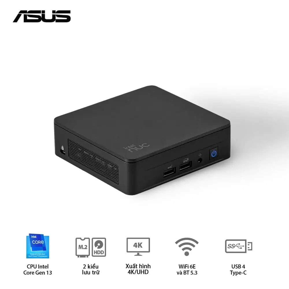 ASUS NUC 13 PRO Tall Mini PC (RNUC13ANHI300001I) - Intel Core i3-1315U, 2xDDR4-3200, 3xNVMe, SATA, 2x HDMI 2.1, 2x Thunderbolt, VESA MOUNT 7 ASUS NUC 13 PRO Tall Mini PC (RNUC13ANHI300001I) - Intel Core i3-1315U, 2xDDR4-3200, 3xNVMe, SATA, 2x HDMI 2.1, 2x Thunderbolt, VESA MOUNT - Ảnh 7