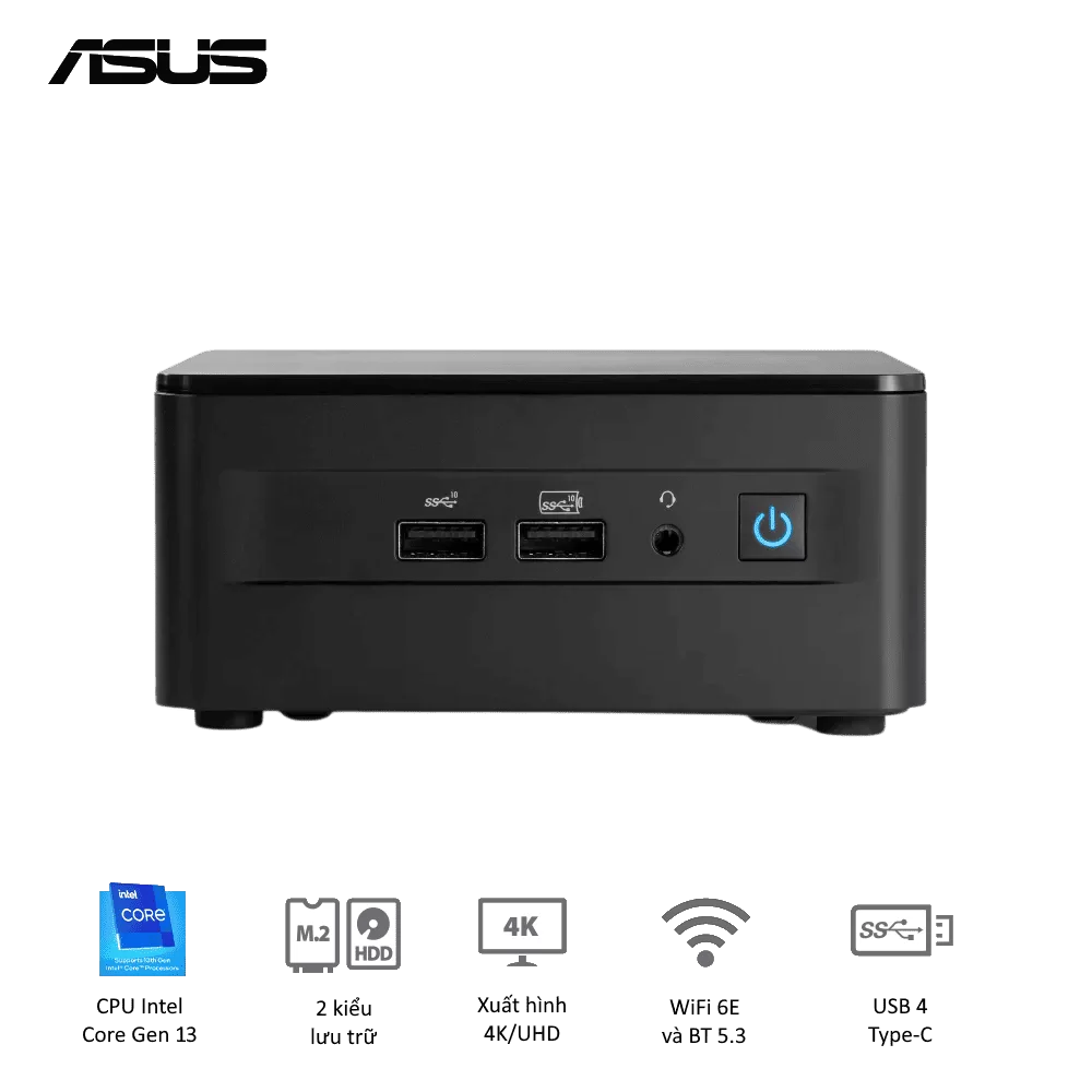ASUS NUC 13 PRO Tall Mini PC (RNUC13ANHI300001I) - Intel Core i3-1315U, 2xDDR4-3200, 3xNVMe, SATA, 2x HDMI 2.1, 2x Thunderbolt, VESA MOUNT 1 ASUS NUC 13 PRO Tall Mini PC (RNUC13ANHI300001I) - Intel Core i3-1315U, 2xDDR4-3200, 3xNVMe, SATA, 2x HDMI 2.1, 2x Thunderbolt, VESA MOUNT