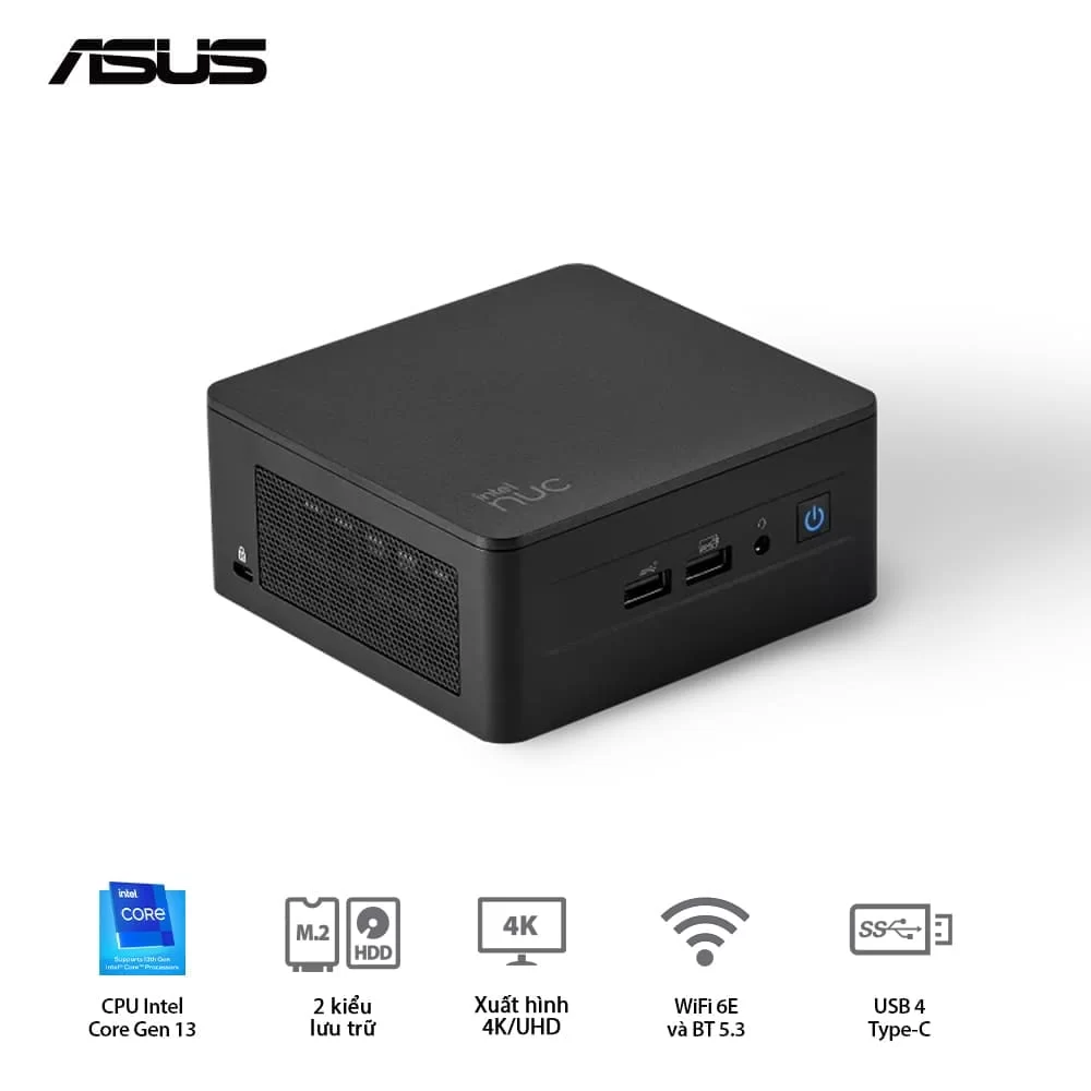 ASUS NUC 13 PRO Tall Mini PC (RNUC13ANHI300001I) - Intel Core i3-1315U, 2xDDR4-3200, 3xNVMe, SATA, 2x HDMI 2.1, 2x Thunderbolt, VESA MOUNT 13 ASUS NUC 13 PRO Tall Mini PC (RNUC13ANHI300001I) - Intel Core i3-1315U, 2xDDR4-3200, 3xNVMe, SATA, 2x HDMI 2.1, 2x Thunderbolt, VESA MOUNT - Ảnh 13