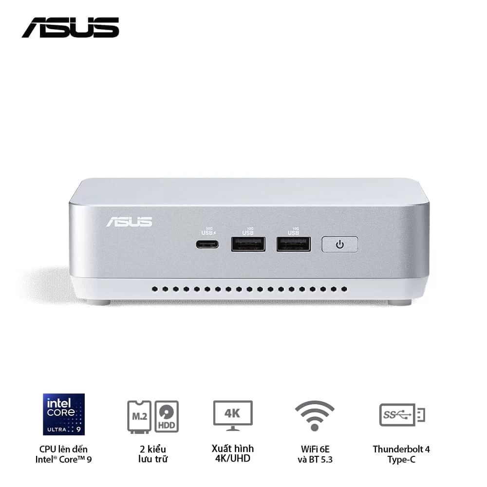 ASUS NUC 14 Pro+ Full System Mini PC (RNUC14RVSU500001I) - Intel Core Ultra 5- 125H, 2x NVMe, 2x HDMI 2.1, 2x Thunderbolt, VESA MOUNT, White 1 ASUS NUC 14 Pro+ Full System Mini PC (RNUC14RVSU500001I) - Intel Core Ultra 5- 125H, 2x NVMe, 2x HDMI 2.1, 2x Thunderbolt, VESA MOUNT, White