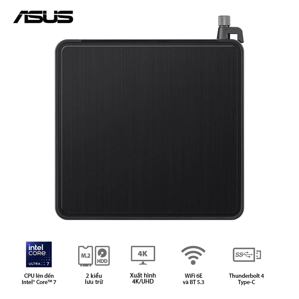 ASUS NUC 14 PRO Tall Full System Mini PC (RNUC14RVHU700000I) - Intel Core Ultra 7-155H, 2x NVMe, 2xNVMe, SATA, 2x HDMI 2.1, 2x Thunderbolt, VESA MOUNT 13 ASUS NUC 14 PRO Tall Full System Mini PC (RNUC14RVHU700000I) - Intel Core Ultra 7-155H, 2x NVMe, 2xNVMe, SATA, 2x HDMI 2.1, 2x Thunderbolt, VESA MOUNT - Ảnh 13