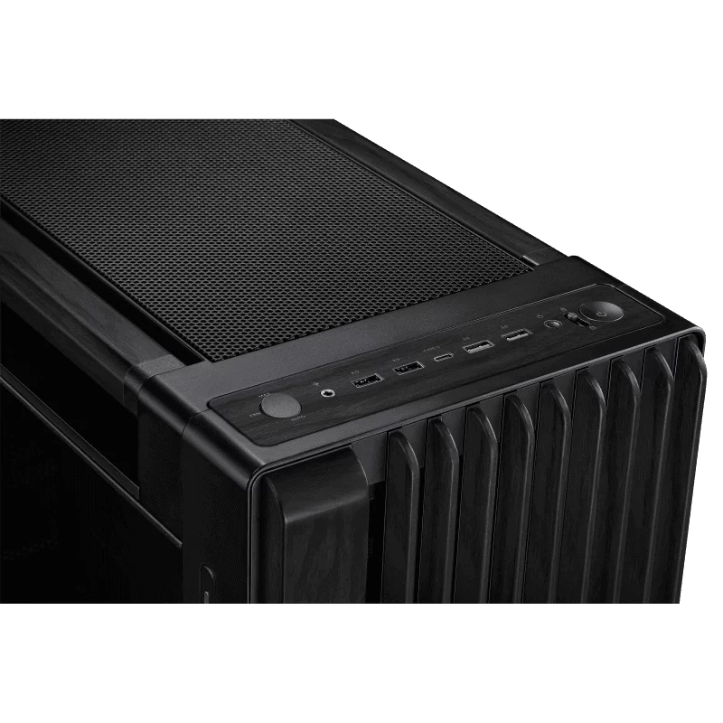 ASUS ProArt PA602 Wood Edition E-ATX PC Case - Black, 420mm radiator, USB 20Gbps support 6 ASUS ProArt PA602 Wood Edition E-ATX PC Case - Black, 420mm radiator, USB 20Gbps support - Ảnh 6