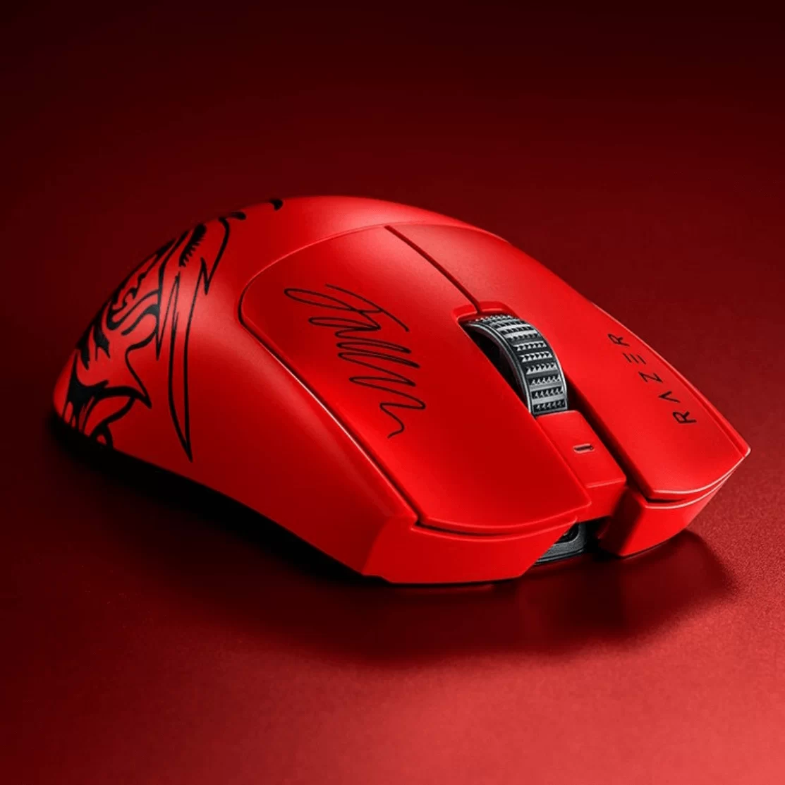 Razer Viper V3 Pro Faker Edition Gaming Mouse - Red, 54g Ultra-Lightweight, 35K Optical Sensor Gen-2, 35K Optical Sensor Gen-2 2 Razer Viper V3 Pro Faker Edition Gaming Mouse - Red, 54g Ultra-Lightweight, 35K Optical Sensor Gen-2, 35K Optical Sensor Gen-2 - Ảnh 2