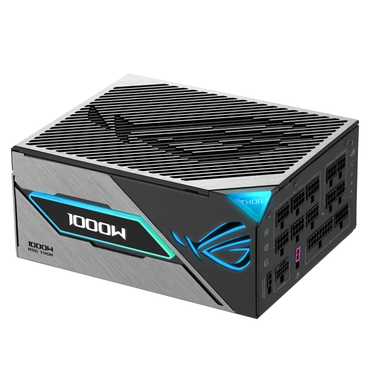 ASUS ROG Thor 1000W Platinum III Gaming PSU (ROG-THOR-1000P3-GAMING) - 1000W, ATX 3.1 compatible, magnetic OLED display, 80 Plus Platinum 6 ASUS ROG Thor 1000W Platinum III Gaming PSU (ROG-THOR-1000P3-GAMING) - 1000W, ATX 3.1 compatible, magnetic OLED display, 80 Plus Platinum - Ảnh 6