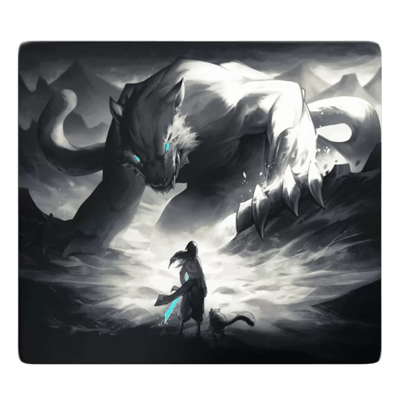 Tekkusai The Beast (500 x 450 x 2.5 mm) Glass Mouse Pad 1 Tekkusai The Beast (500 x 450 x 2.5 mm) Glass Mouse Pad