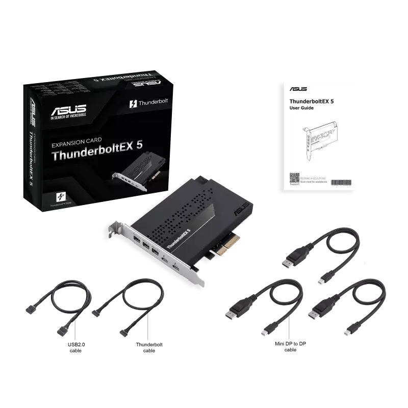 ASUS ThunderboltEX 5 Expansion Card - Intel® JHL9580 Thunderbolt 5 Controller 9 ASUS ThunderboltEX 5 Expansion Card - Intel® JHL9580 Thunderbolt 5 Controller - Ảnh 9