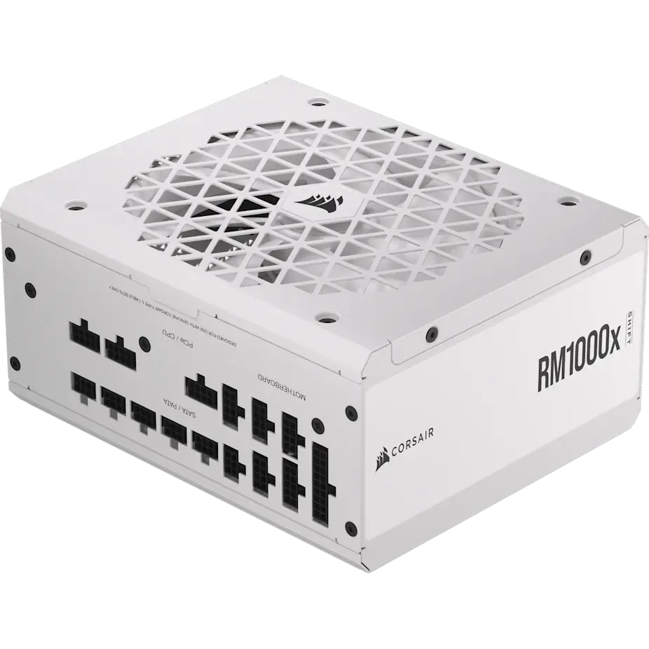 CORSAIR RMx Series RM1000x SHIFT WHITE PSU - 1000W, 80 Plus Gold, side cable interface, full modular 1 CORSAIR RMx Series RM1000x SHIFT WHITE PSU - 1000W, 80 Plus Gold, side cable interface, full modular
